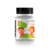 Фруктовые жевательные таблетки с витаминами A, C и D Ditops – Vitamama